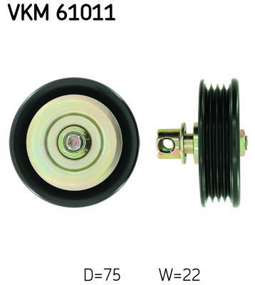 Galet enrouleur de courroie d'accessoire SKF ref. VKM 61011